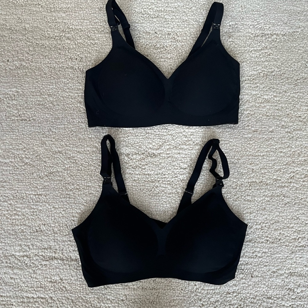 Women's Black Full Coverage Nursing Bra